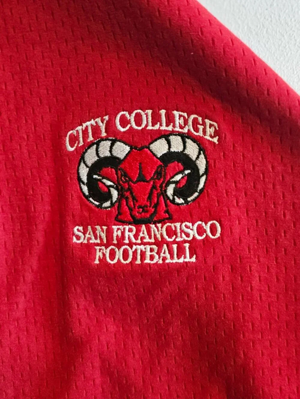 Adidas City College Of San Francisco Football Full Zip Hoodie w/Zippered Pockets